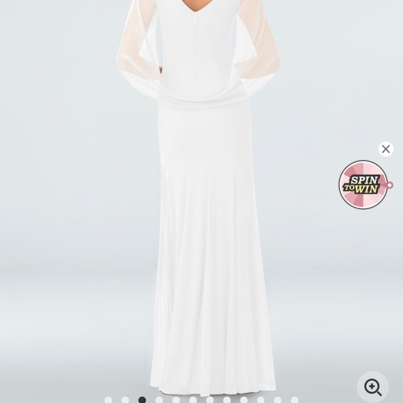 Azazie brand evening gown. Size 22 - Picture 4 of 5